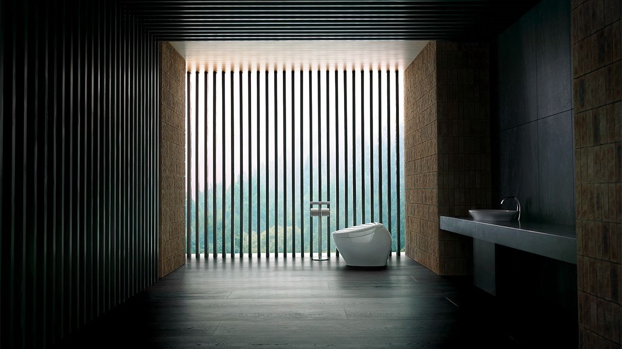 Samurai Japanese modern toilet