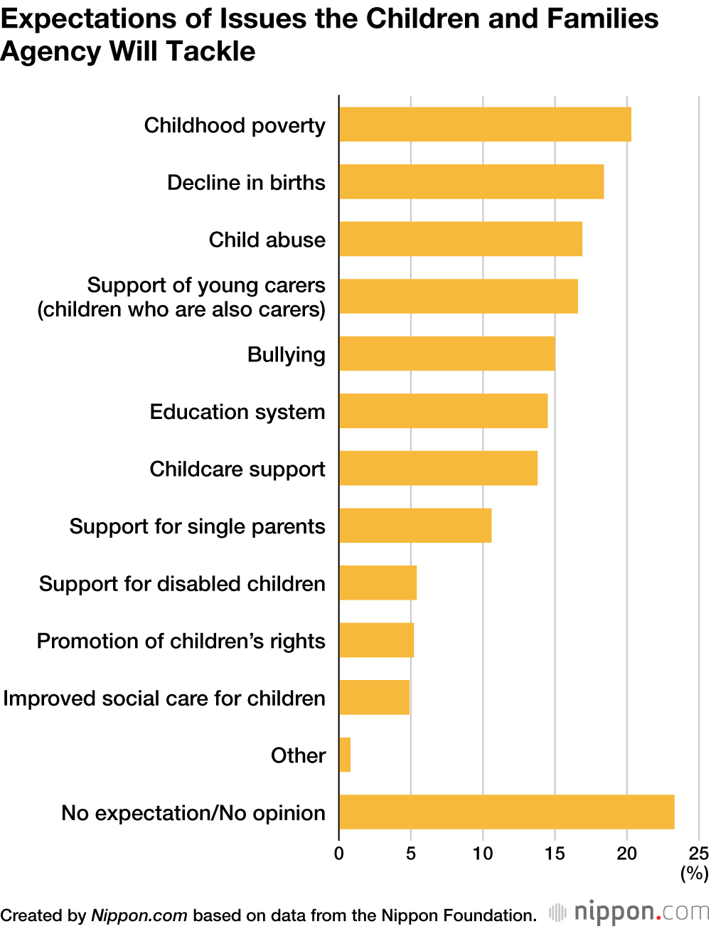 Expectations of Issues the Children and Families Agency Will Tackle