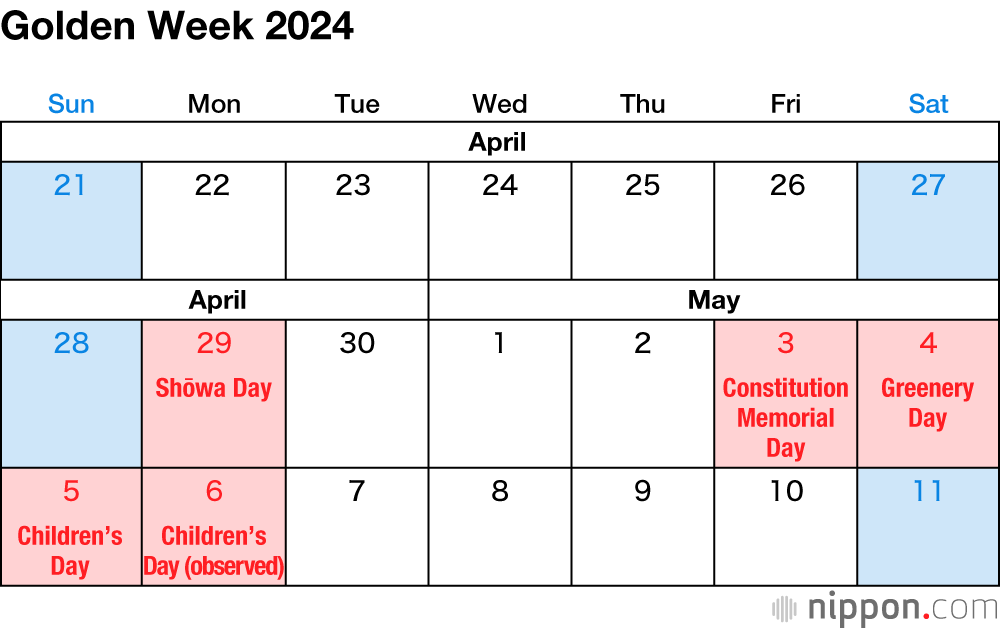 Year 2024 Calendar – Japan