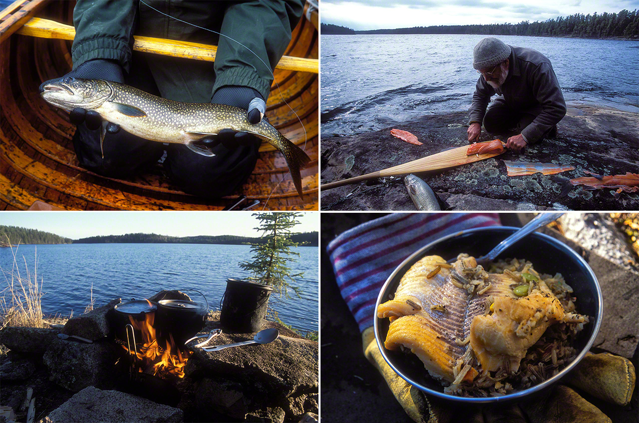 A dinner of lake trout and wild rice. (2004)