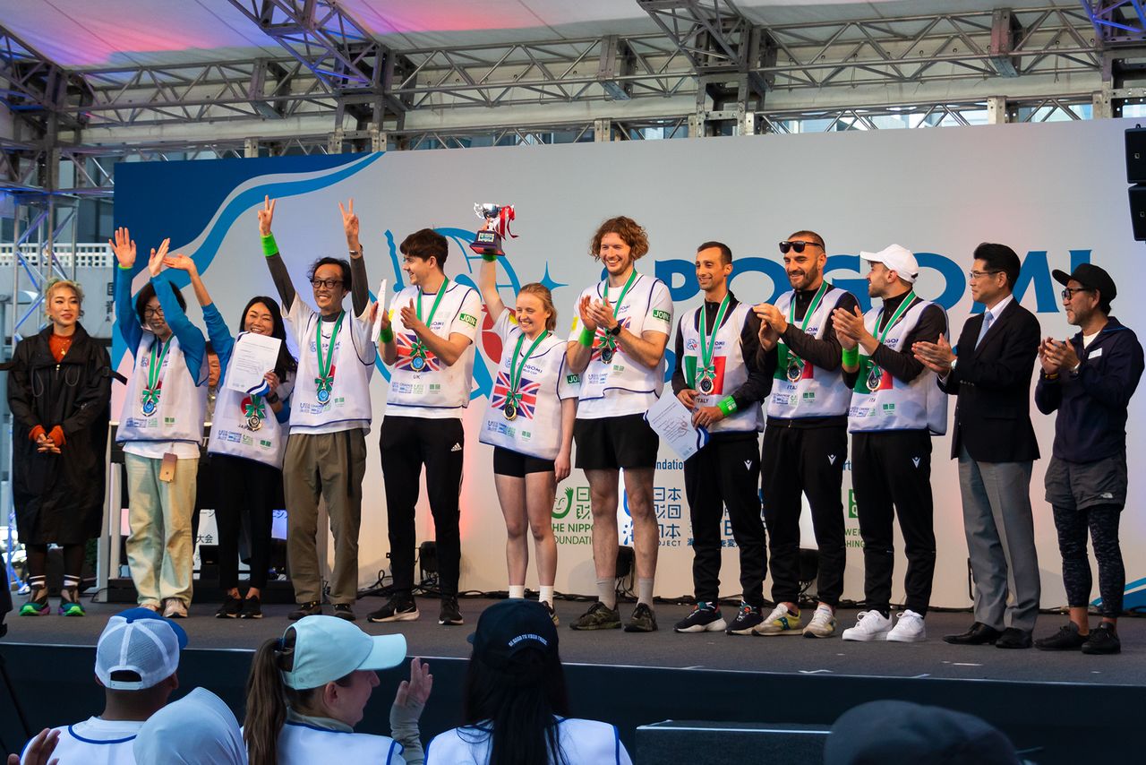 Britain earned 9,046 points to win the first-ever SpoGomi World Cup crown.