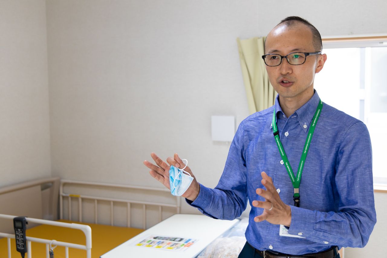 Higuchi says the Nippon Foundation consulted with experts to ensure a facility that can be used in a range of different scenarios.