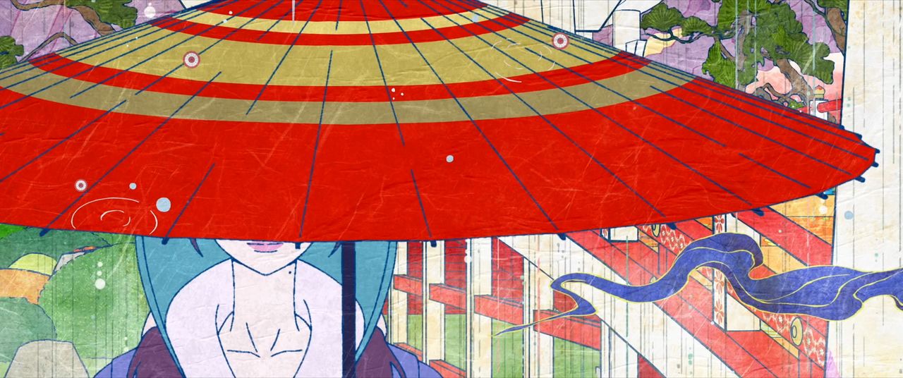 The film’s main mononoke is karakasa>/em>, a phantom umbrella. (© Twin Engine)