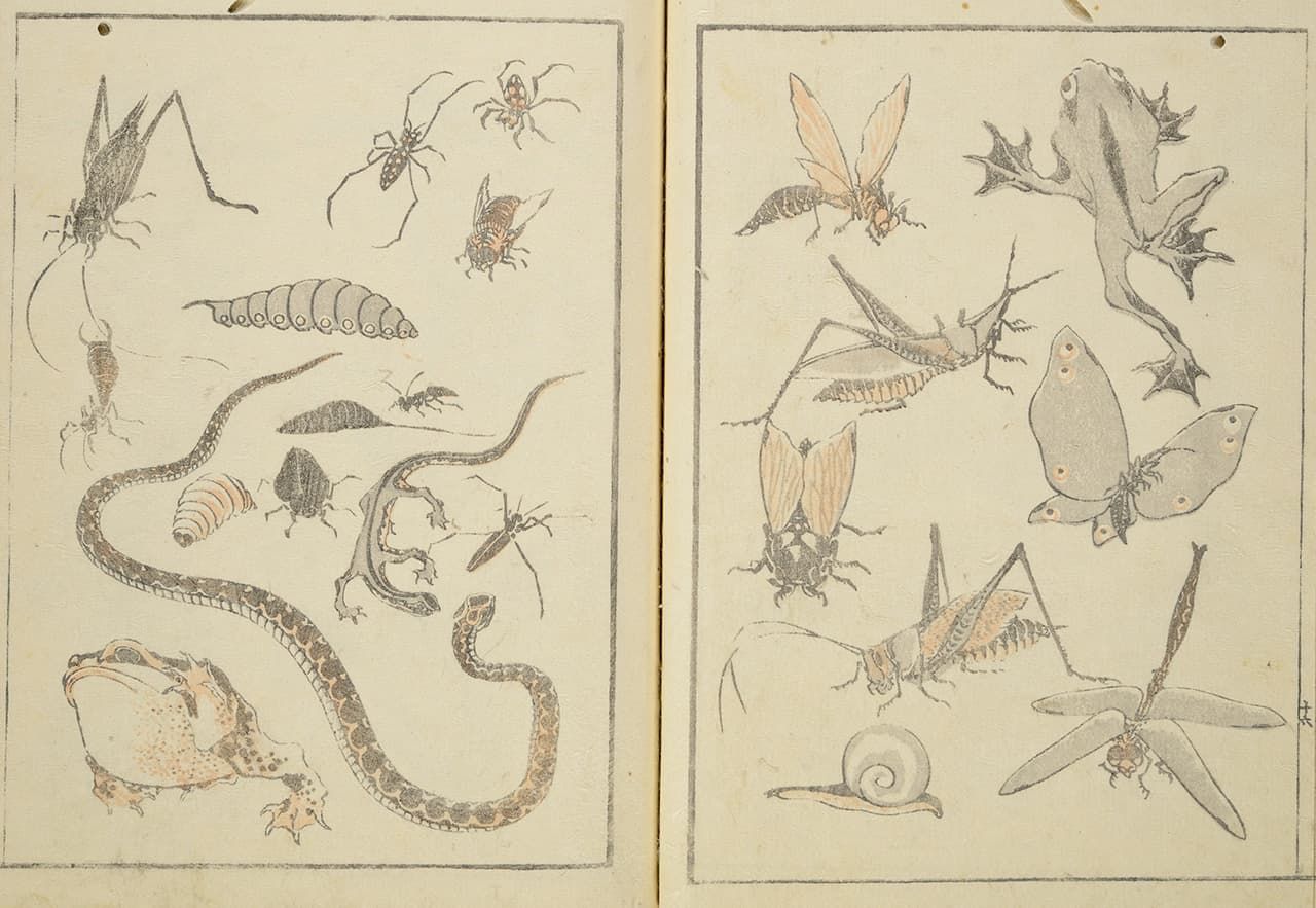 First volume of Hokusai Manga. (Courtesy Metropolitan Museum of Art)