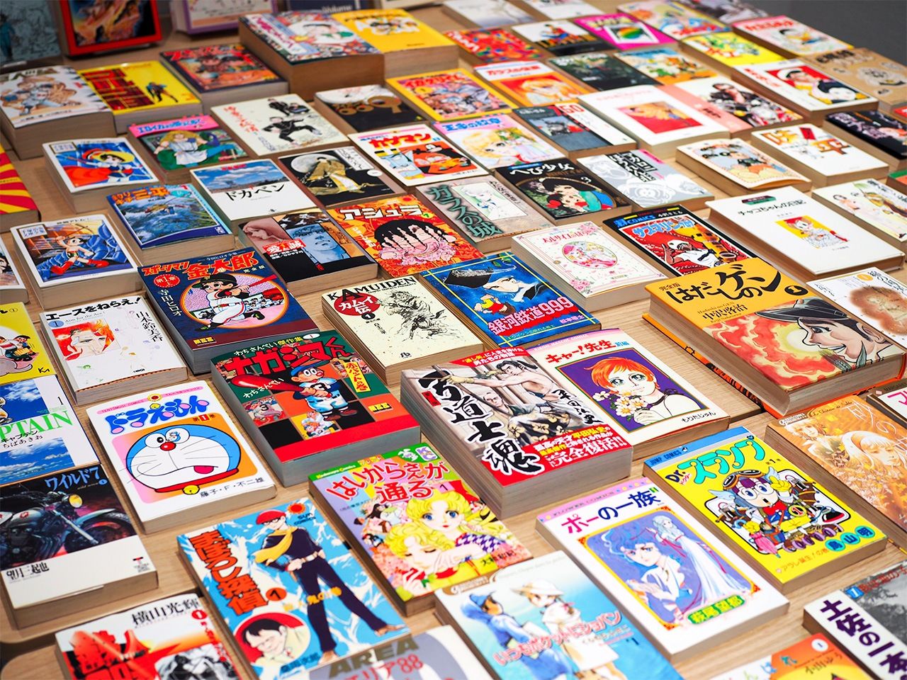 A selection of postwar manga showing the influence of an emphasis on story. (© Manganight Books)