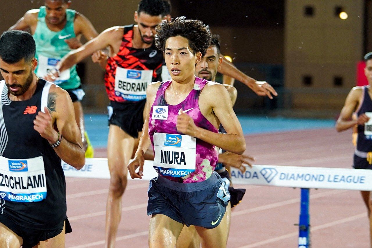 Born February 11, 2002. From Shimane Prefecture. Major achievements: National record (08:03.43), Diamond League Monaco meet, 2025 (third best for 2025 season); 8th place, Paris Olympics, 2024; 6th place, World Athletics Championships, 2023; 7th place, Tokyo Olympics, 2021. (© Reuters)