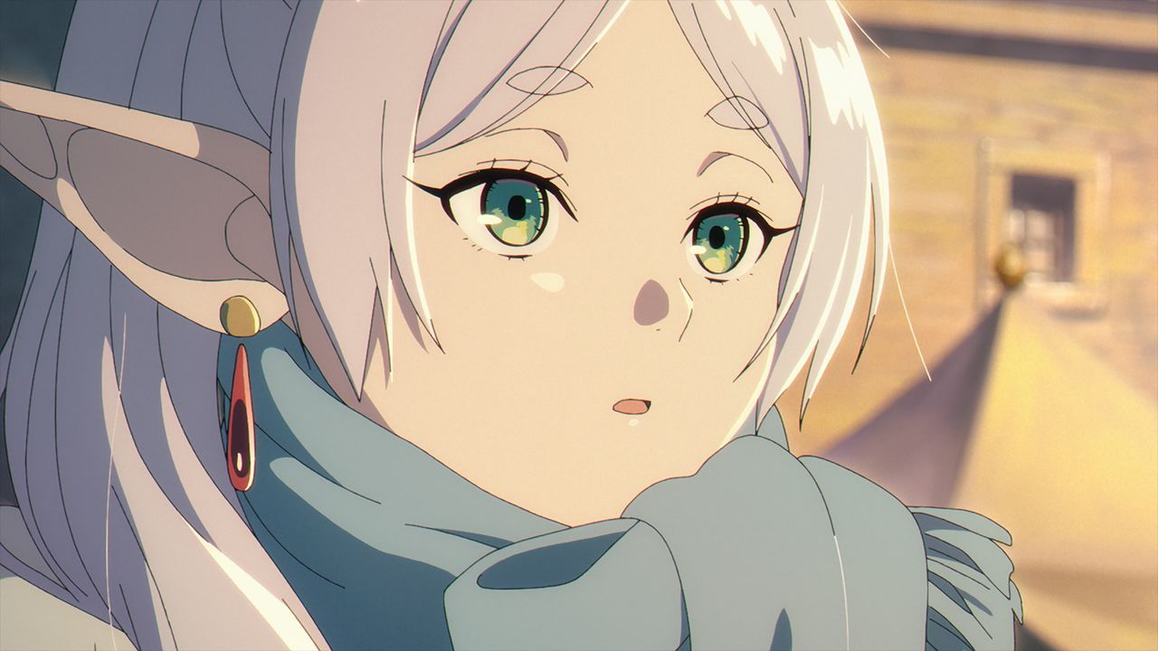 The Frieren: Beyond Journey's End anime has been available on various streaming services since 2023. (© Yamada Kanehito and Abe Tsukasa/Shōgakukan/Sōsō no Furīren Production Committee; courtesy Abema)