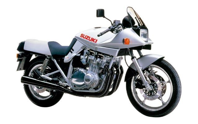 Suzuki’s GSX1100S Katana, released in 1981. (Courtesy Suzuki Motor)