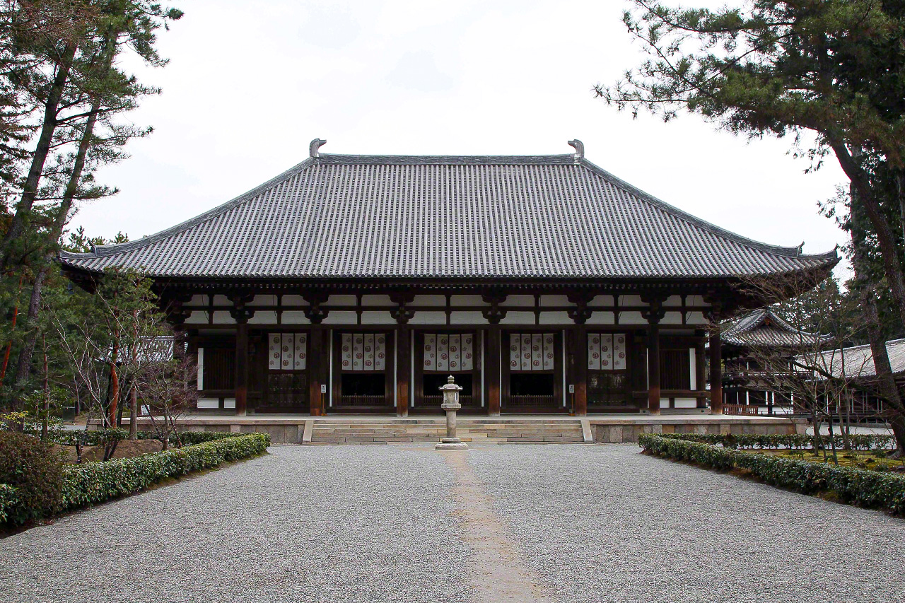 The Kondō Main Hall at Tōshōdaiji is a national treasure. (© Muda Tomohiro)