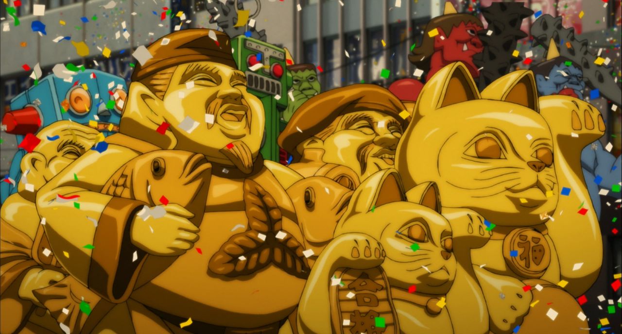 The parade that invades the dreams of patients. (© 2006 Madhouse/Sony Pictures Entertainment Japan, Inc.)