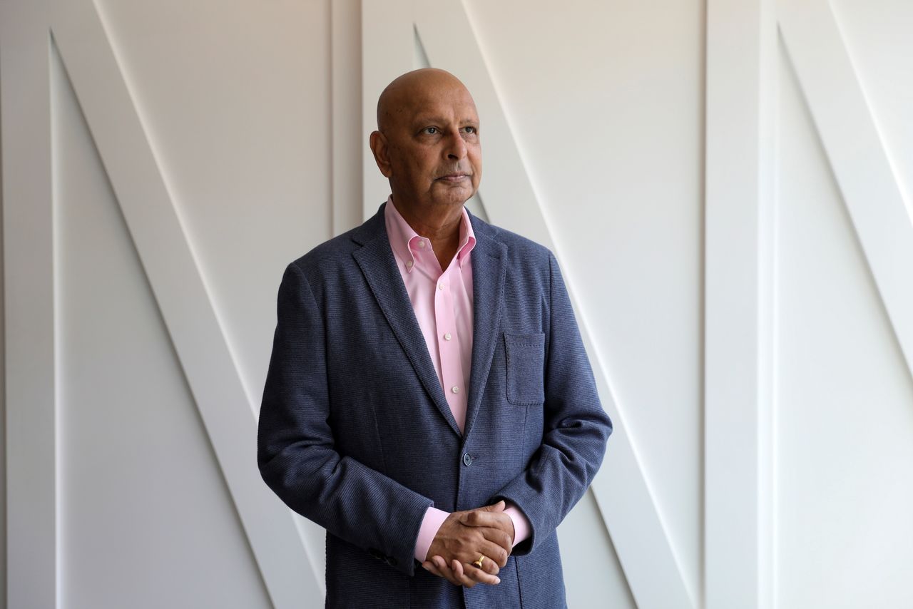 Ashok Kumar Saxena poses for a photo in Vancouver, Washington, U.S., August 11, 2021. Picture taken August 11, 2021. REUTERS/Alisha Jucevic
