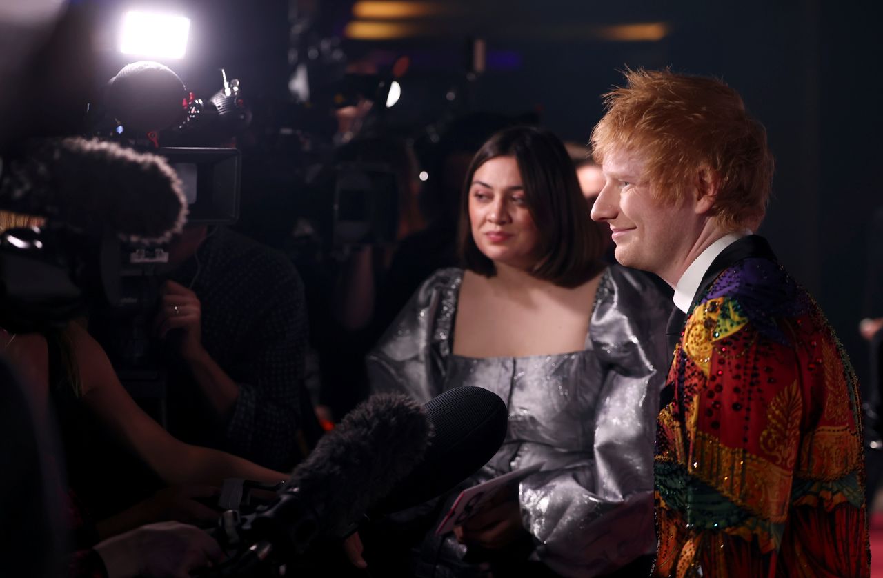 Ed Sheeran arrives to the GQ Men Of The Year Awards 2021 in London, Britain September 1, 2021. REUTERS/Henry Nicholls