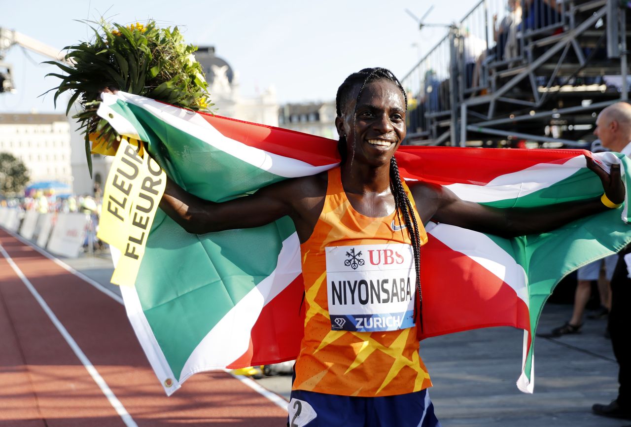 FILE PHOTO: Athletics - Diamond League - Zurich - Sechselaeutenplatz square, Zurich, Switzerland - September 8, 2021 Burundi