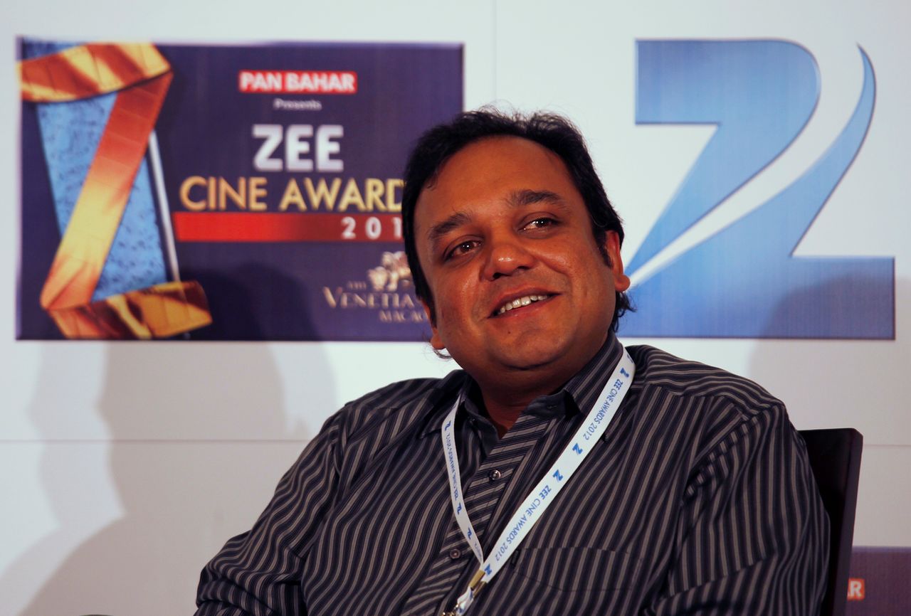 FILE PHOTO: Punit Goenka, CEO and managing director of Zee Entertainment Enterprises, attends a news conference before the Zee Cine Awards in Macau January 21, 2012. REUTERS/Bobby Yip/File Photo