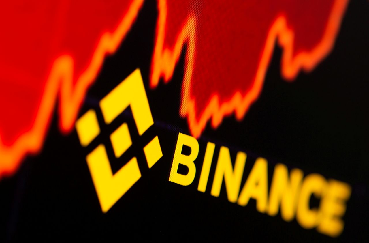FILE PHOTO: Binance logo and stock graph are displayed in this illustration taken, June 28, 2021. REUTERS/Dado Ruvic/Illustration/File Photo