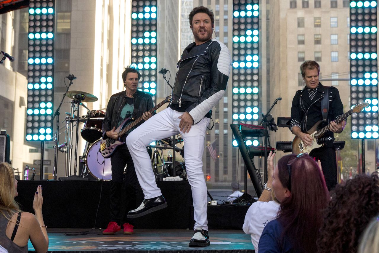 FILE PHOTO: Singer Simon Le Bon performs with his band Duran Duran on NBC
