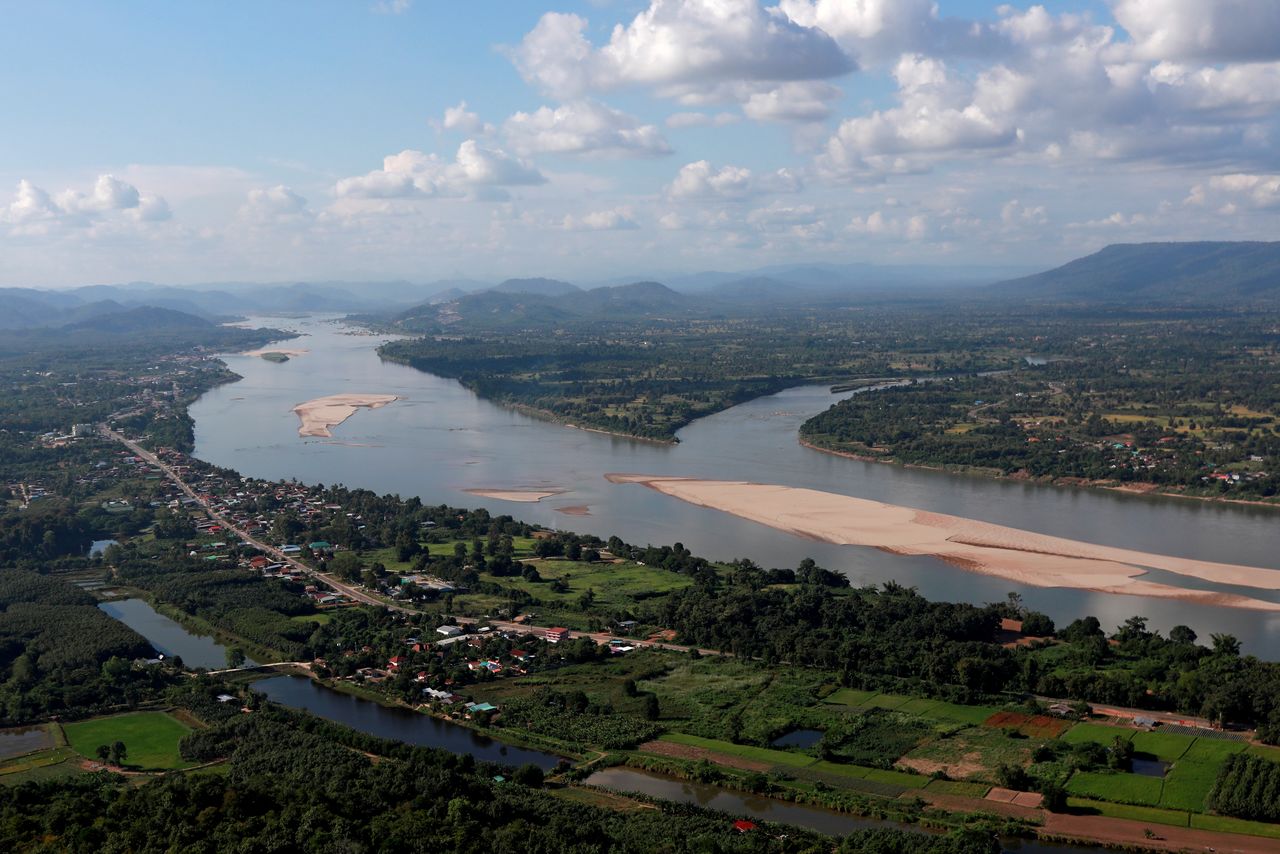 FILE PHOTO: A view of the Mekong river bordering Thailand and Laos is seen from the Thai side in Nong Khai, Thailand, October 29, 2019. REUTERS/Soe Zeya Tun