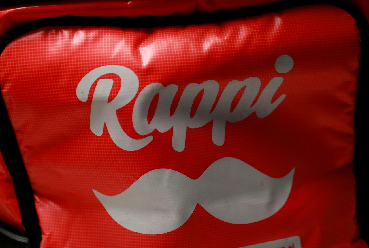FILE PHOTO: The logo of Colombian on-demand delivery company Rappi is seen on delivery a bag in Mexico City, Mexico August 30, 2019. REUTERS/Henry Romero
