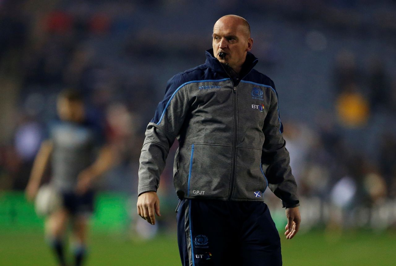 FILE PHOTO: Rugby Union - Scotland v South Africa - Murrayfield Stadium, Edinburgh, Britain - November 17, 2018  Scotland head coach Gregor Townsend during the warm up before the match   Action Images via Reuters/Craig Brough