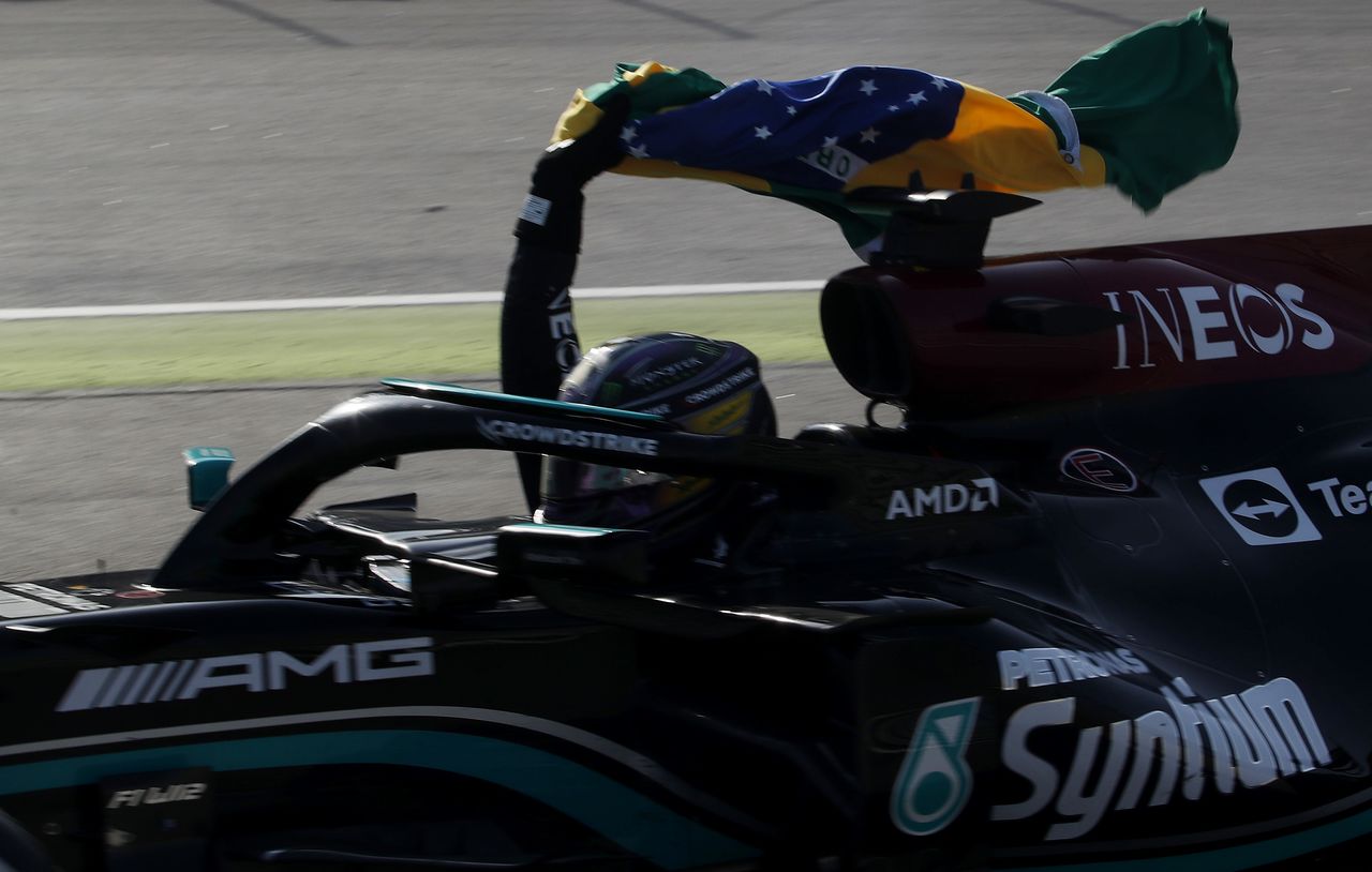 Formula One F1 - Brazilian Grand Prix - Jose Carlos Pace Circuit, Sao Paulo, Brazil - November 14, 2021 Mercedes