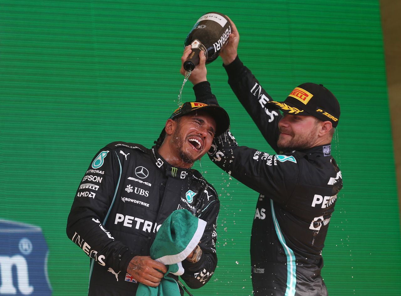 Formula One F1 - Brazilian Grand Prix - Jose Carlos Pace Circuit, Sao Paulo, Brazil - November 14, 2021 Mercedes