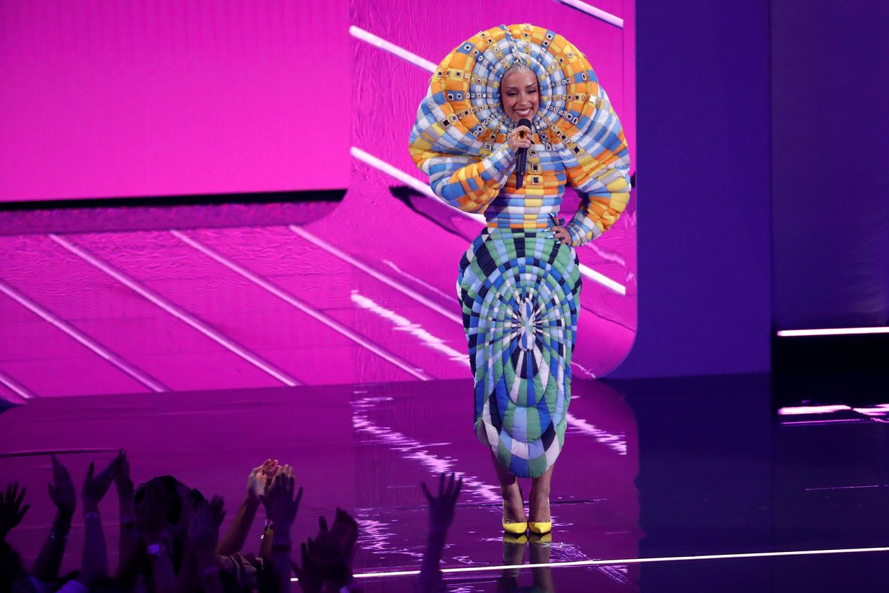 FILE PHOTO: 2021 MTV Video Music Awards - Show - Barclays Center, Brooklyn, New York, U.S., September 12, 2021 - Doja Cat performs. REUTERS/Mario Anzuoni
