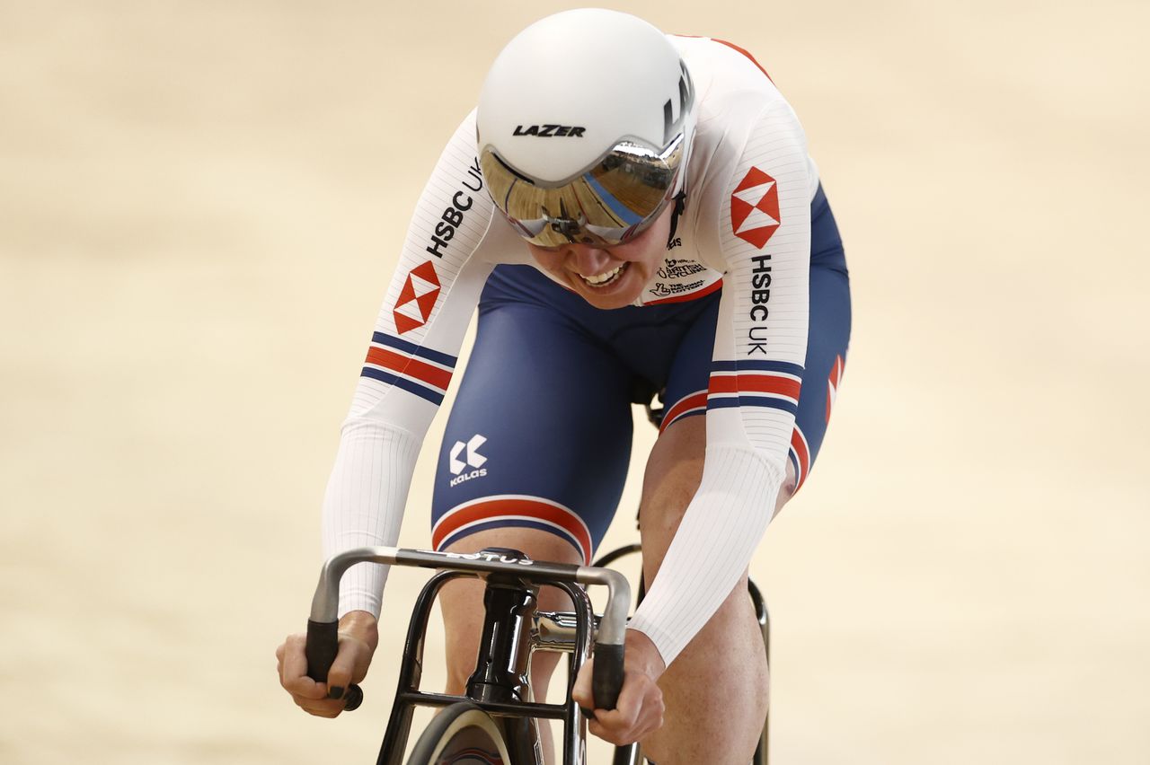 FILE PHOTO: Cycling - UCI Track Cycling World Championships - Stab Velodrome, Roubaix, France - October 24, 2021. Great Britain
