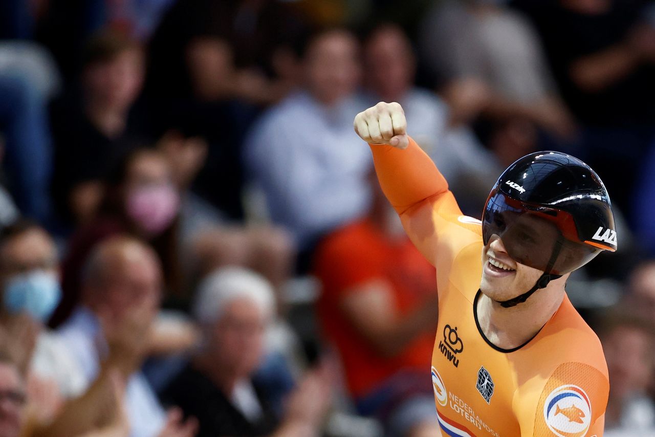 FILE PHOTO: Cycling - UCI Track Cycling World Championships - Stab Velodrome, Roubaix, France - October 24, 2021. Netherlands