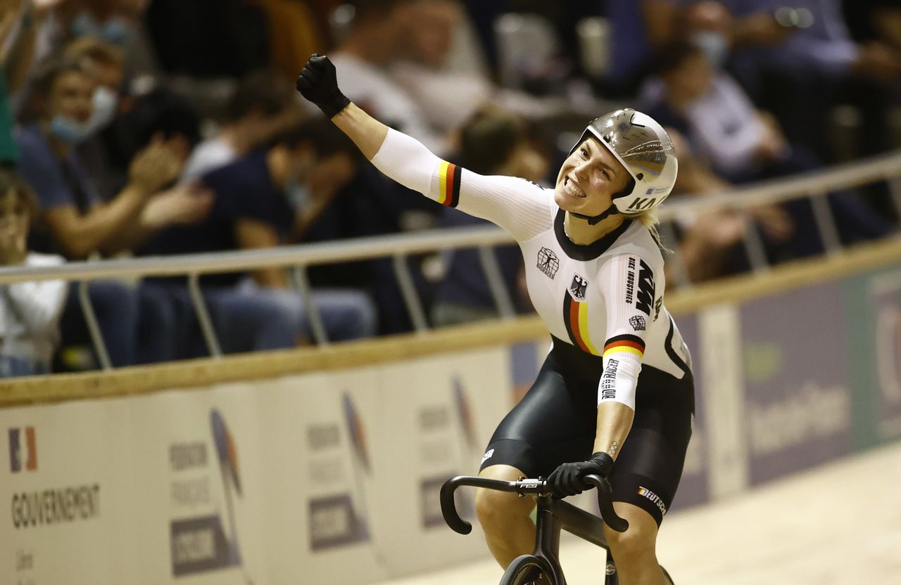 FILE PHOTO: Cycling - UCI Track Cycling World Championships - Stab Velodrome, Roubaix, France - October 22, 2021 Germany