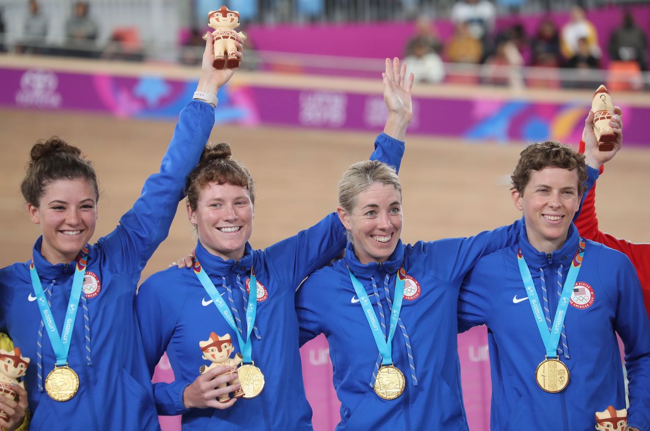 FILE PHOTO: Cycling - XVIII Pan American Games - Lima 2019 - Cycling Track Women