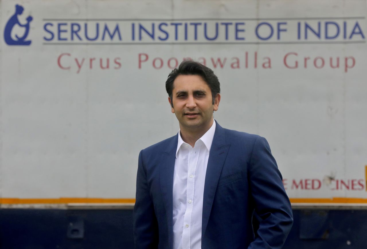 FILE PHOTO: Adar Poonawalla, Chief Executive Officer (CEO) of the Serum Institute of India poses for a picture at the Serum Institute of India, Pune, India, 30 November 2020. REUTERS/Francis Mascarenhas
