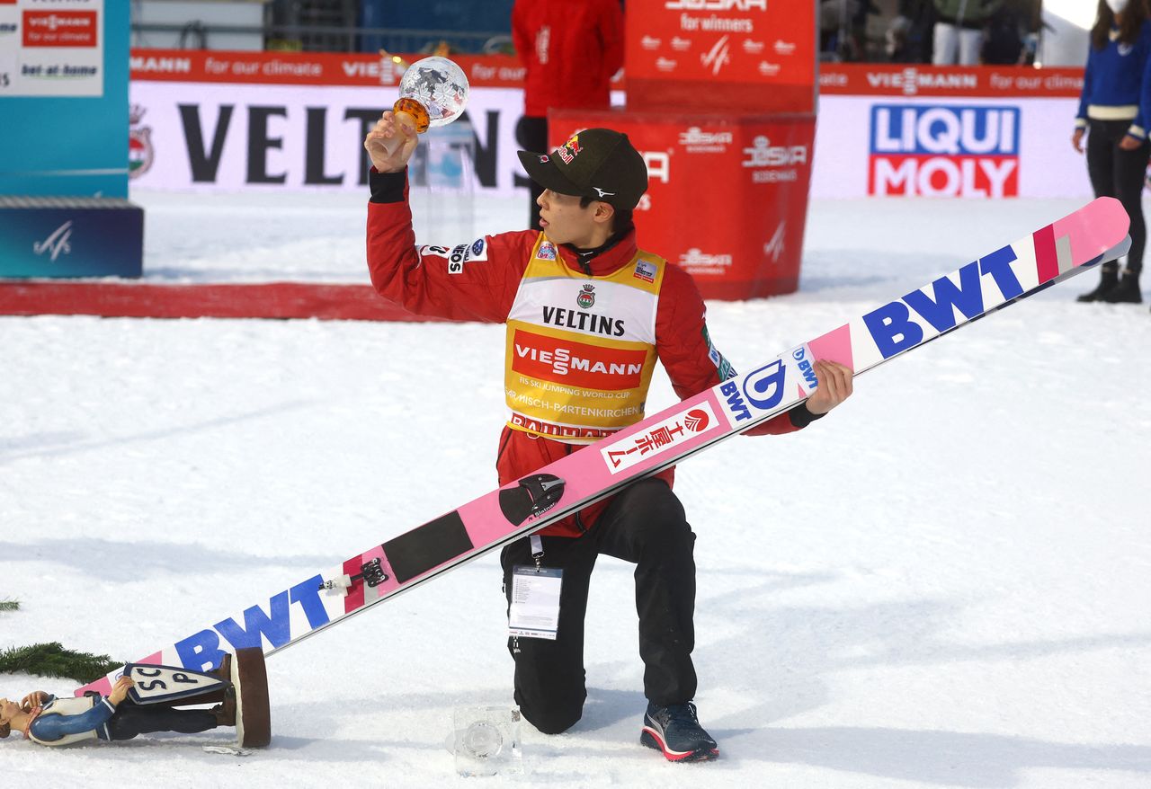 Ski Jumping - Four Hills Tournament - Garmisch-Partenkirchen, Germany - January 1, 2022  Japan