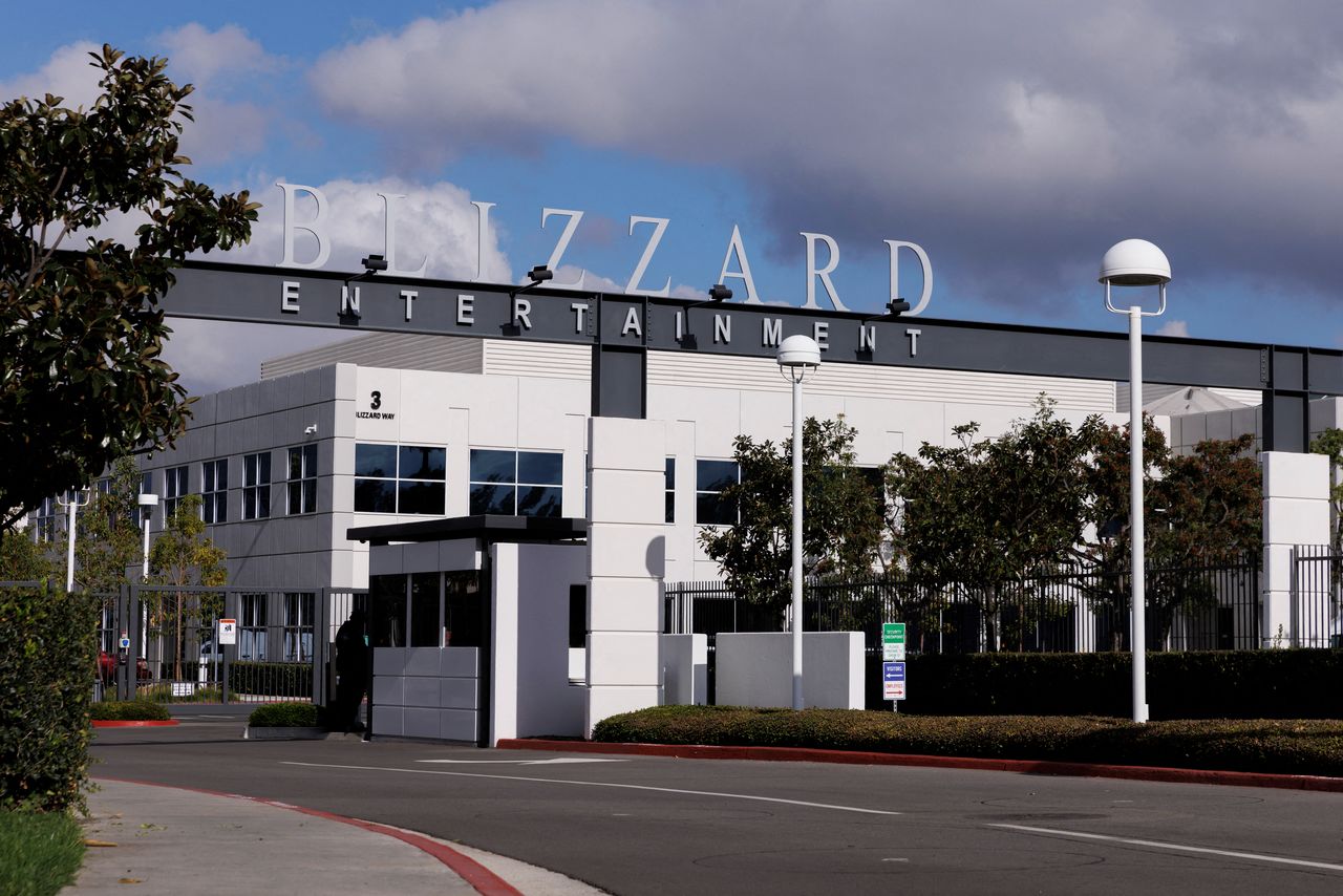 FILE PHOTO: A view shows Blizzard Entertainment