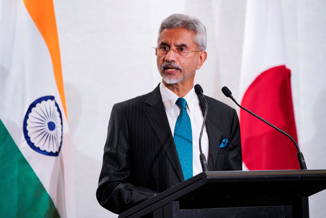 Indian Foreign Minister Subrahmanyam Jaishankar during a press conference of the Quadrilateral Security Dialogue (Quad) foreign ministers in Melbourne, Australia, February 11, 2022. REUTERS/Sandra Sanders