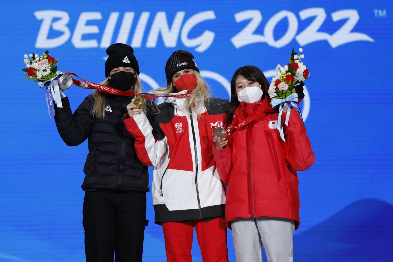 2022 Beijing Olympics - Victory Ceremony - Snowboard Women