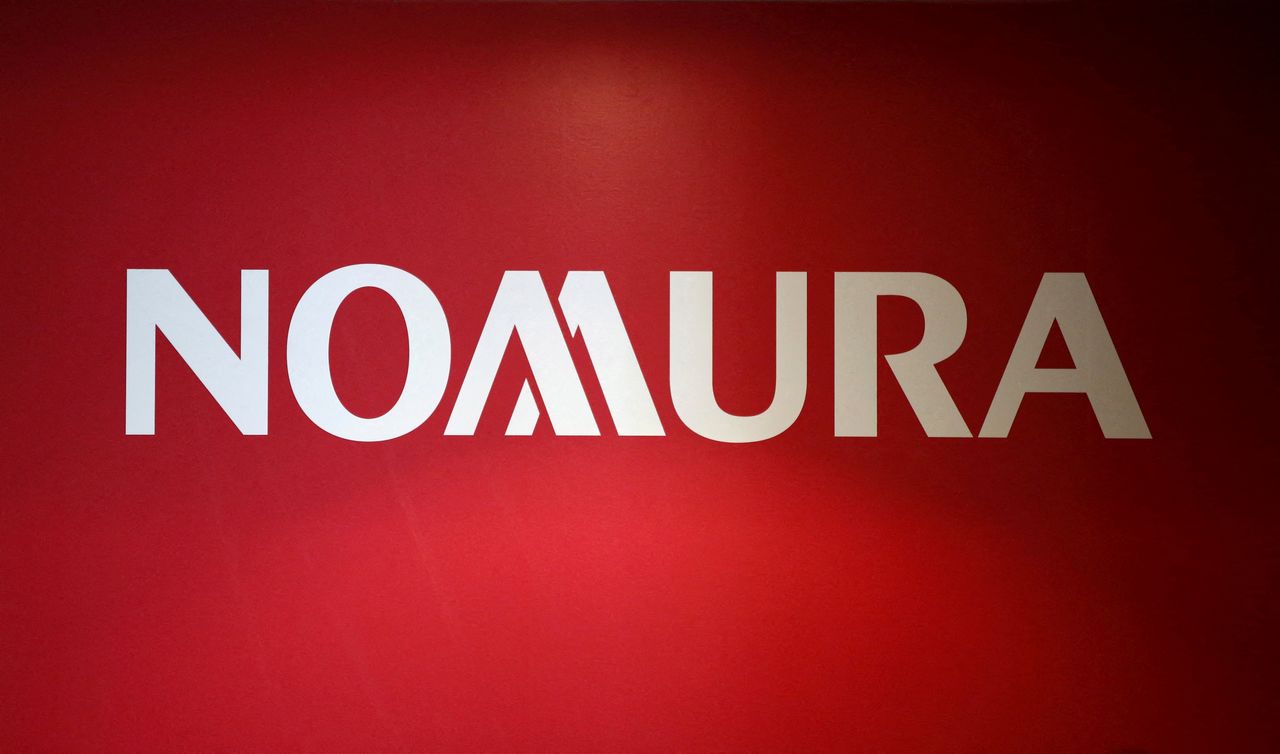 FILE PHOTO: A logo of Nomura Holdings is pictured in Tokyo, Japan, December 1, 2015.   REUTERS/Toru Hanai