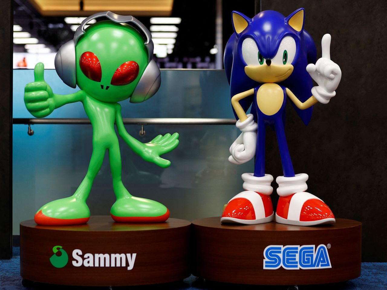 A model of Sega Sammy character 