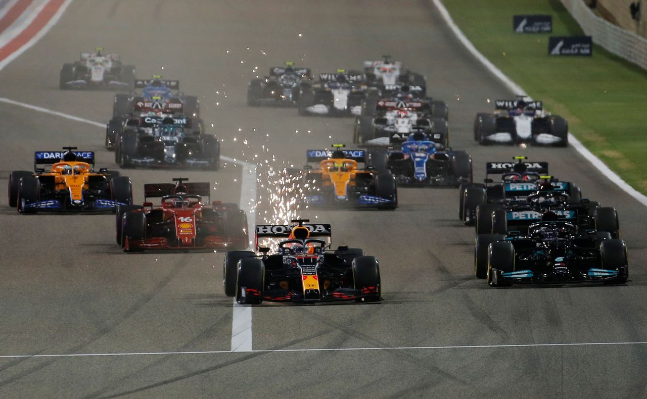 FILE PHOTO: Formula One F1 - Bahrain Grand Prix - Bahrain International Circuit, Sakhir, Bahrain - March 28, 2021 Red Bull