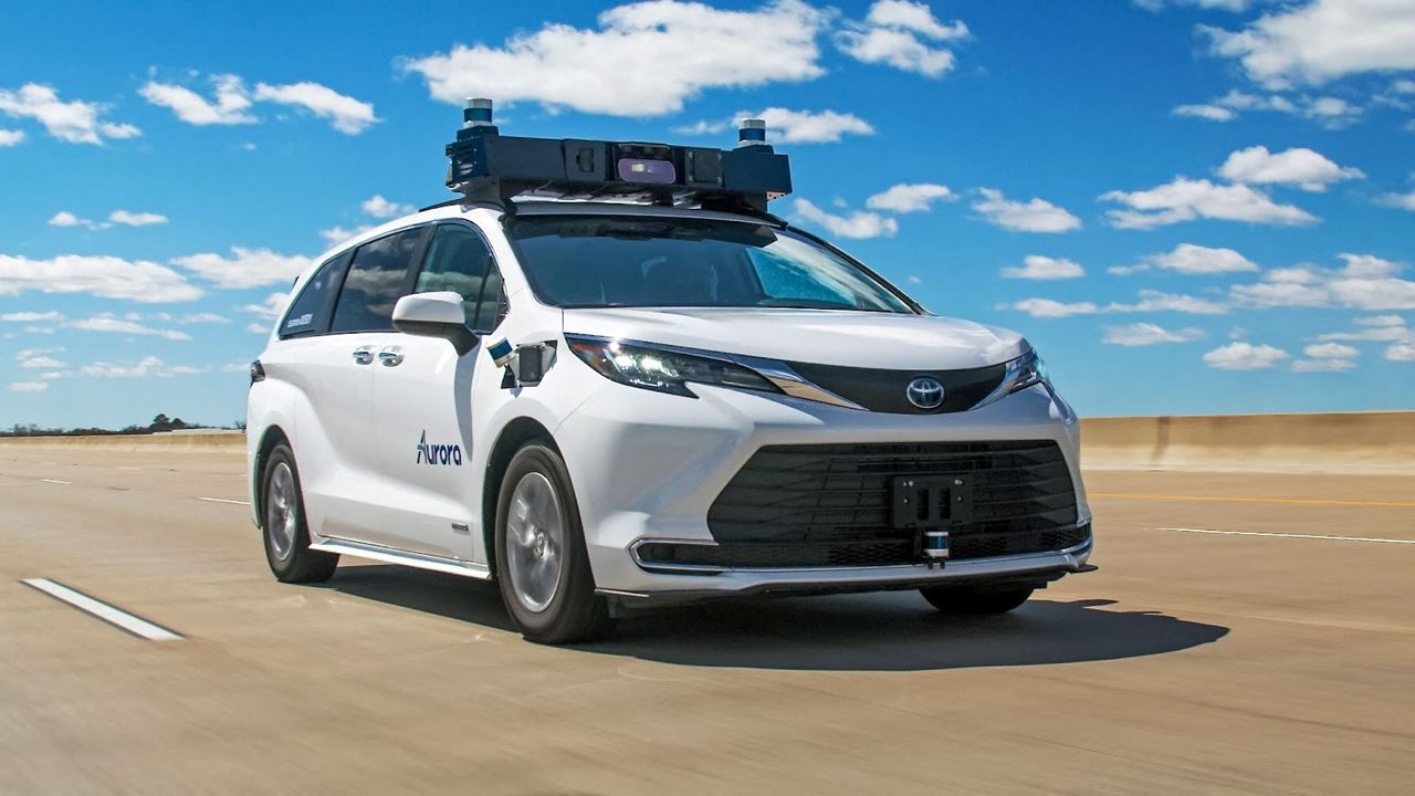 Toyota and Aurora start testing an autonomous ride-hailing fleet using Sienna minivans equipped with Aurora