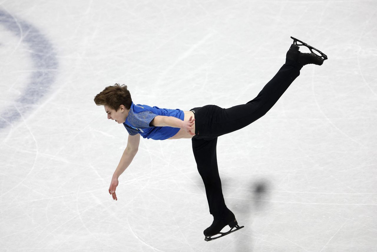 Figure Skating - World Figure Skating Championships - South of France Arena, Montpellier, France - March 24, 2022 Ukraine