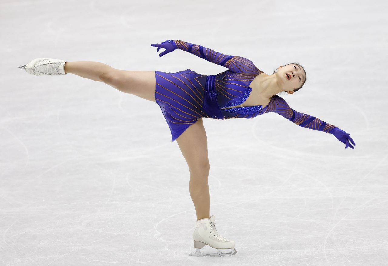 Figure Skating - World Figure Skating Championships - South of France Arena, Montpellier, France - March 25, 2022 Japan