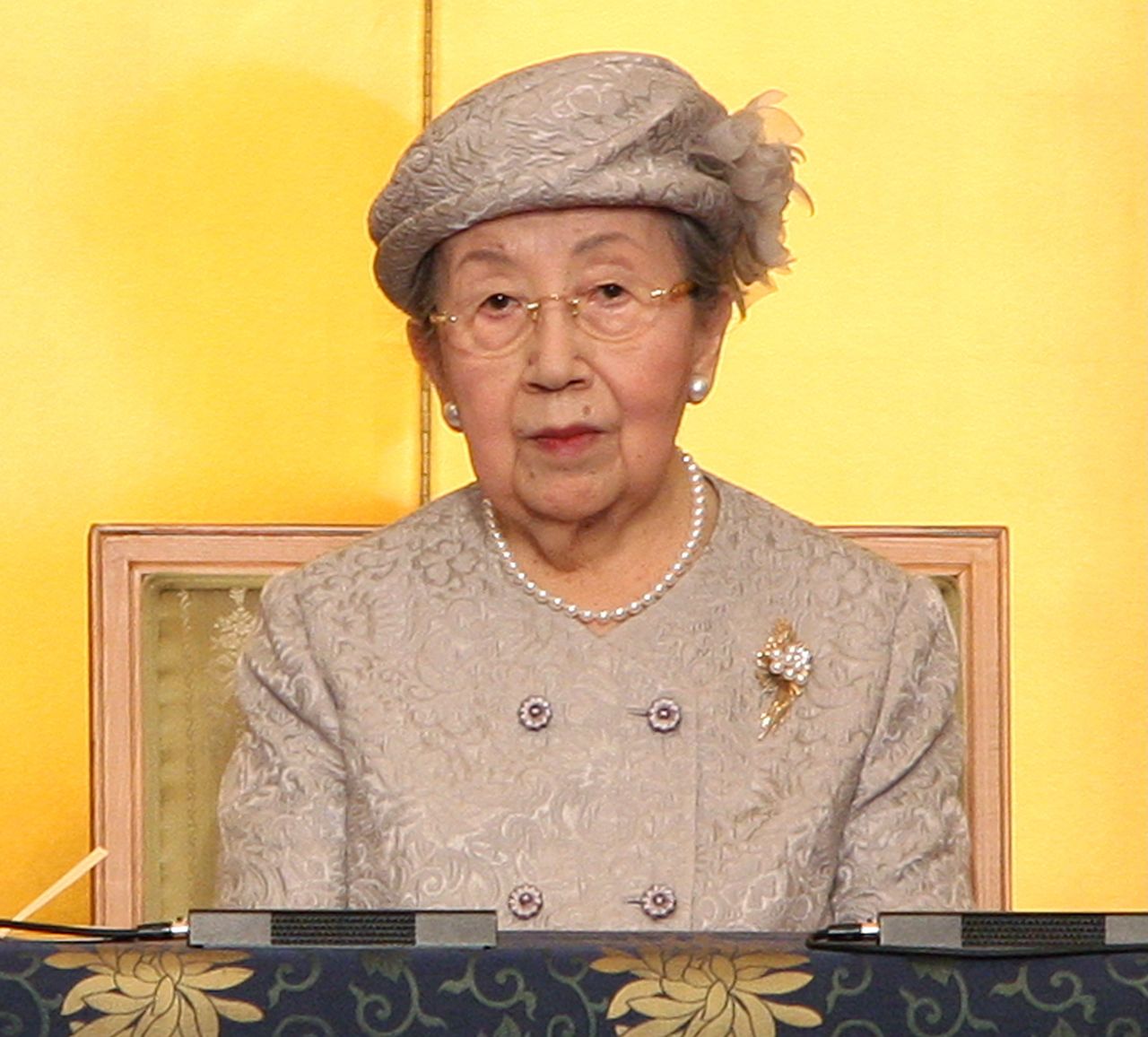 Princess Yuriko in April 2010. (© Jiji)