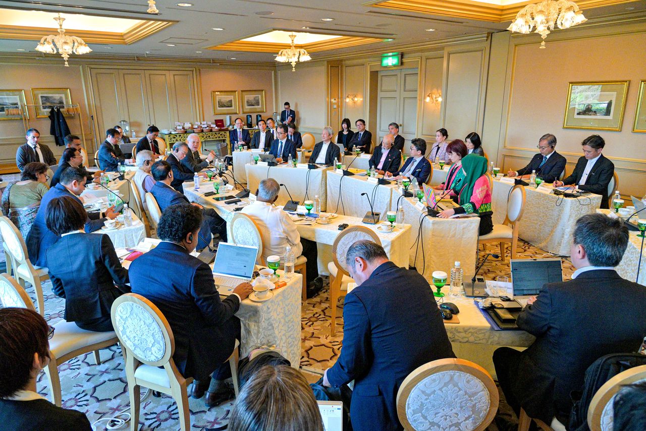 A discussion at the event in Tokyo on March 24, 2026. (© Sasakawa Peace Foundation)