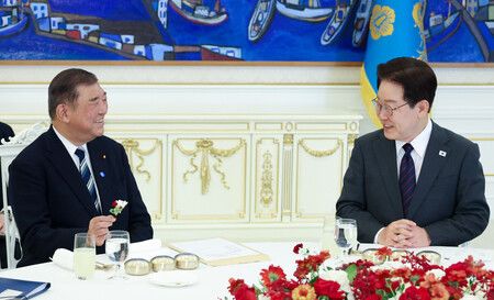 Former PM Ishiba Meets with S. Korean Pres. in Seoul