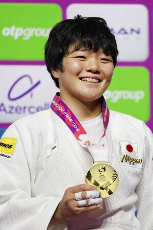 Japan's Kaju Defends World Judo Title for Women's 63 kg