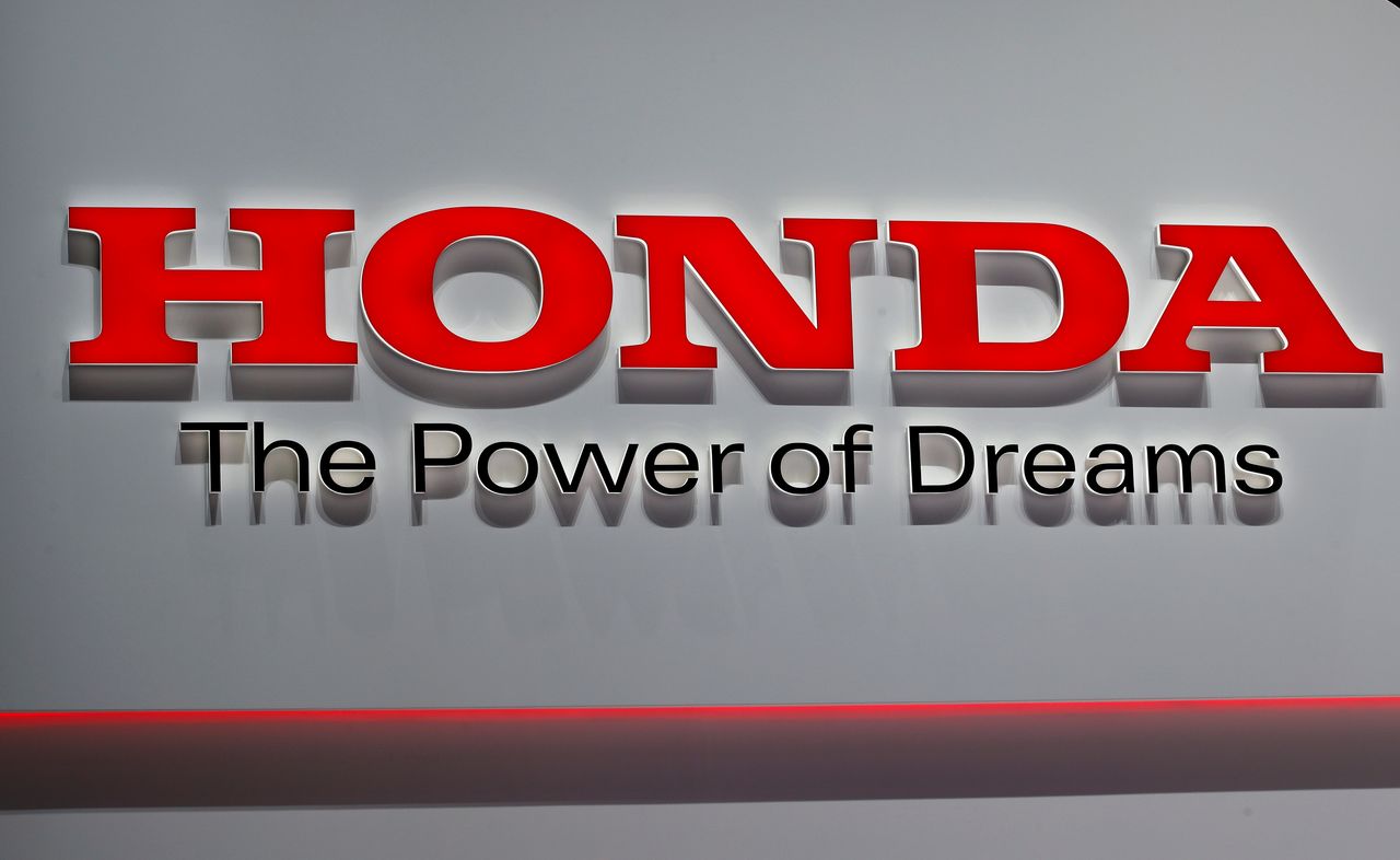 FILE PHOTO: A logo is pictured on the Honda stand during the 88th Geneva International Motor Show in Geneva, Switzerland, March 7, 2018. REUTERS/Denis Balibouse