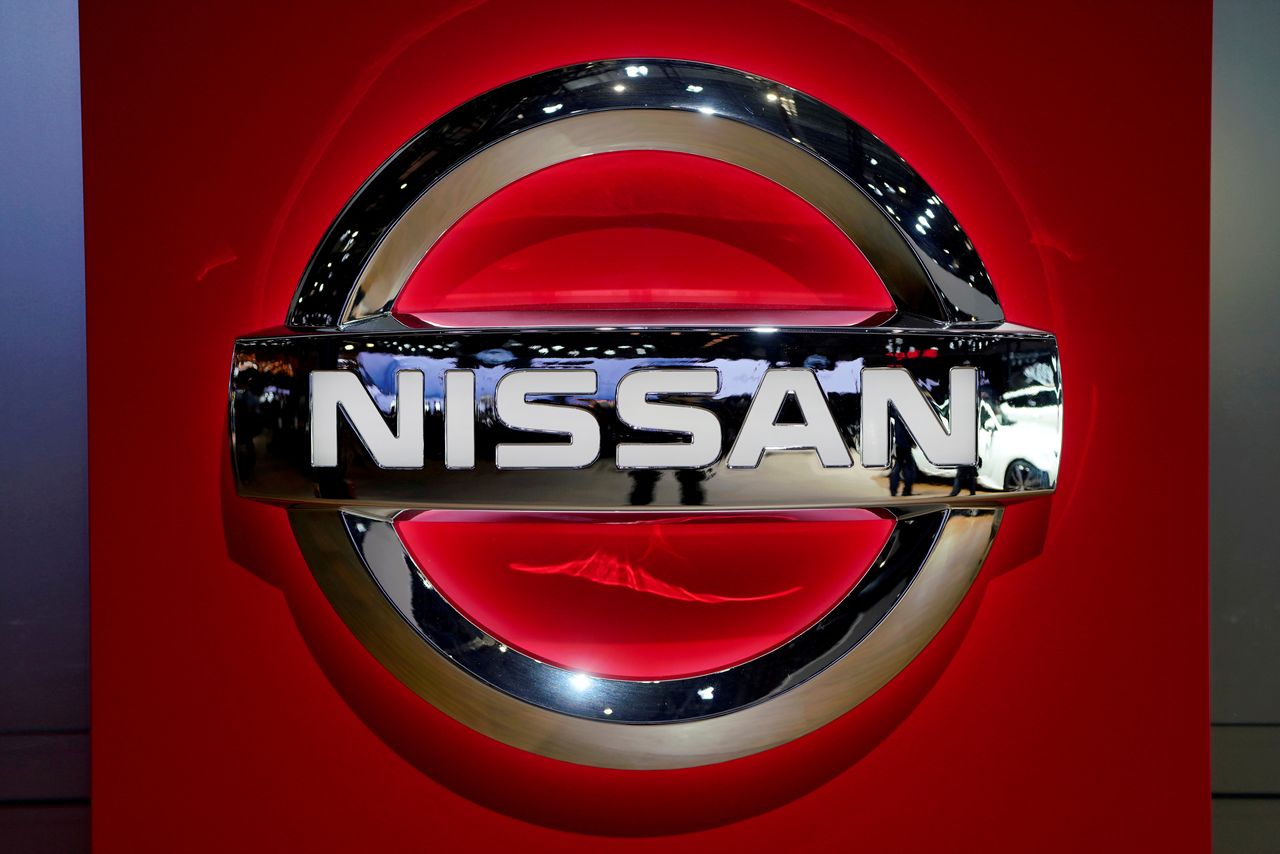 FILE PHOTO: A Nissan logo is pictured during the media day for the Shanghai auto show in Shanghai, China April 16, 2019. REUTERS/Aly Song/File Photo