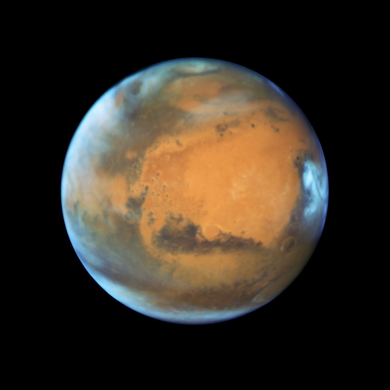 FILE PHOTO: The planet Mars is shown in this NASA Hubble Space Telescope view taken May 12, 2016. NASA/Handout via Reuters