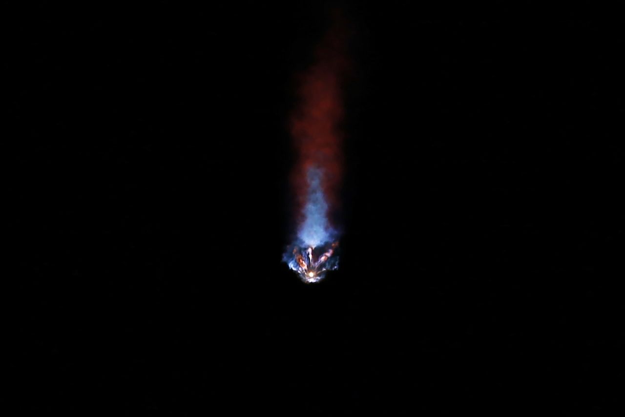 A SpaceX Falcon 9 rocket, with the Crew Dragon capsule, is launched carrying four astronauts on a NASA commercial crew mission at Kennedy Space Center in Cape Canaveral, Florida, U.S., April 23, 2021. REUTERS/Thom Baur