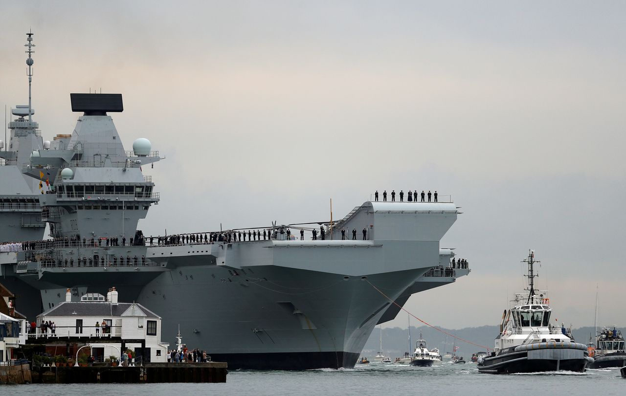 Britain's Queen Elizabeth aircraft carrier to visit Japan, S Korea on